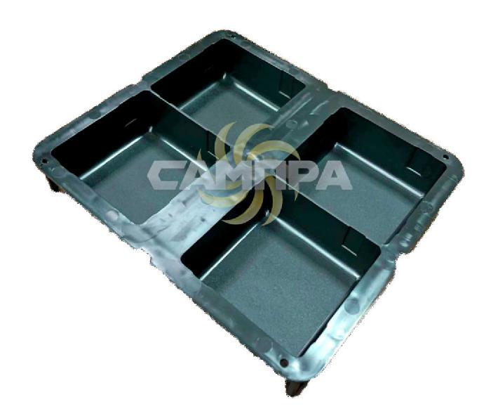 Форма 10х10х4,5 шагрень фото 2